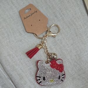 Hello Kitty Rhinestone Keychain